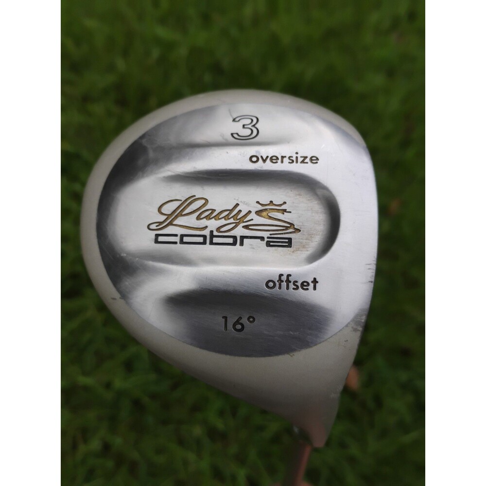 Lady Cobra OVERSIZE Offset 16 Degree # 3 Wood - RH - 43" - Lady Flex With Cover